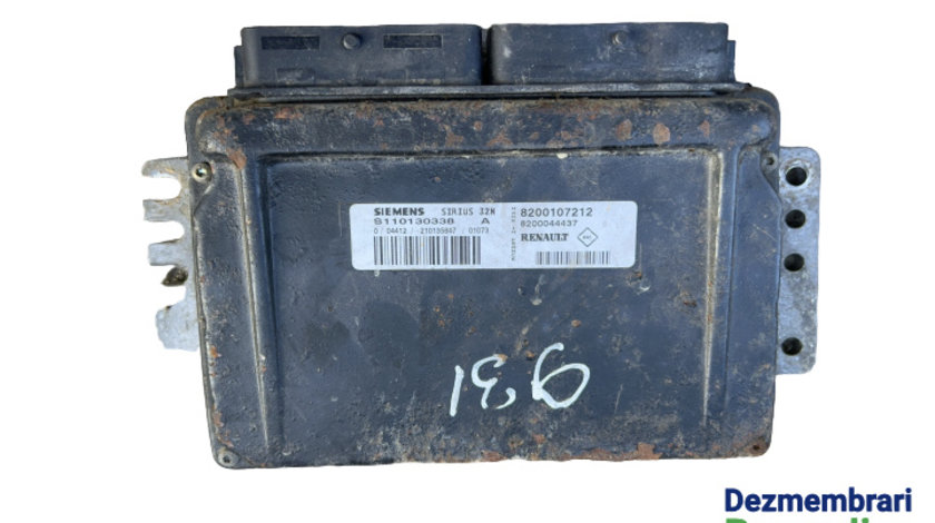 Calculator motor ECU Cod: 8200107212 8200044437 Dacia Super nova [2000 - 2003] liftback 1.4 MPI MT (75 hp) Cod motor: E7J-A2