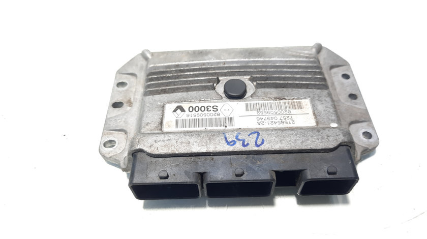 Calculator motor ECU, cod 8200509516, 8200509552, Renault Megane 2 Combi, 1.4 benz, K4J740 (id:560736)