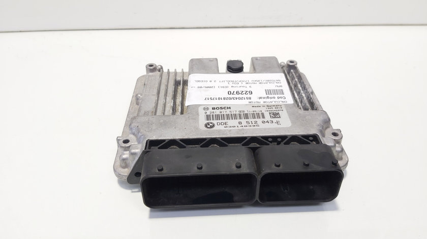 Calculator motor ECU, cod 8512043, 0281017517, Bmw 1 (E81, E87), 2.0 diesel, N47D20C (idi:622970)