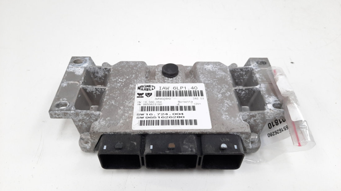 Calculator motor ECU, cod 9651626280, Peugeot 206 SW, 2.0 benz, RFN (idi:491810)