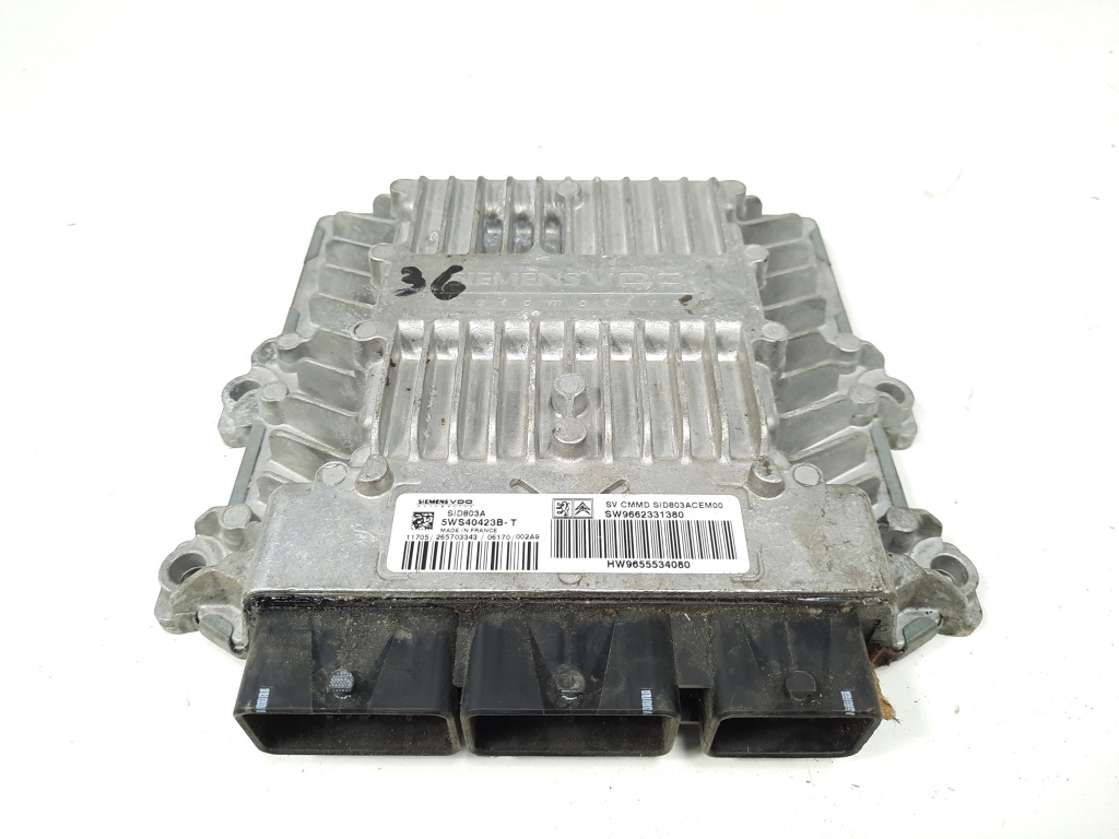 Calculator motor ECU, cod 9662331380, Peugeot 308, 2.0 HDI, RHR (idi:538590)