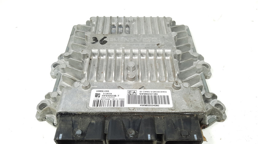 Calculator motor ECU, cod 9662331380, Peugeot 607, 2.0 HDI, RHR (idi:538590)