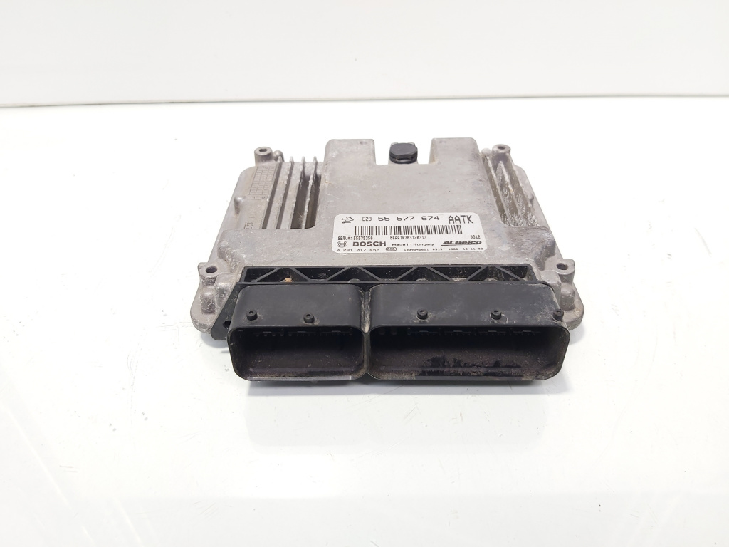 Calculator motor ECU, cod GM55577674, 0281017452, Opel Insignia A, 2.0 CDTI, A20DTH (idi:681295)