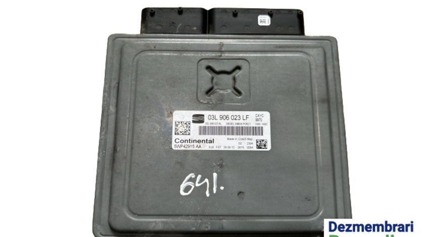 Calculator motor ECU Continental Cod: 03L906023LF Seat Leon 2 1P [facelift] [2009 - 2012] Hatchback 5-usi 1.6 TDI MT (105 hp)