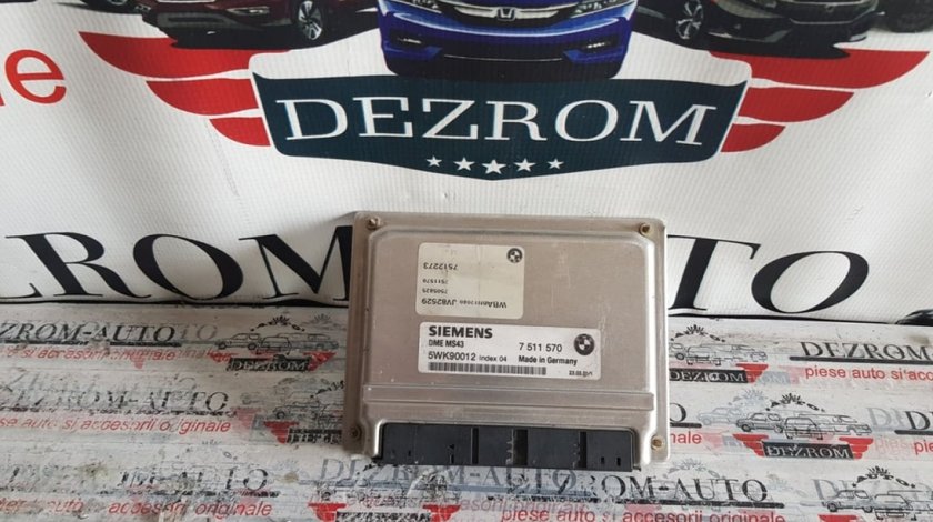 Calculator motor / Ecu cu cip BMW Seria 5 E39 benzina 7511570