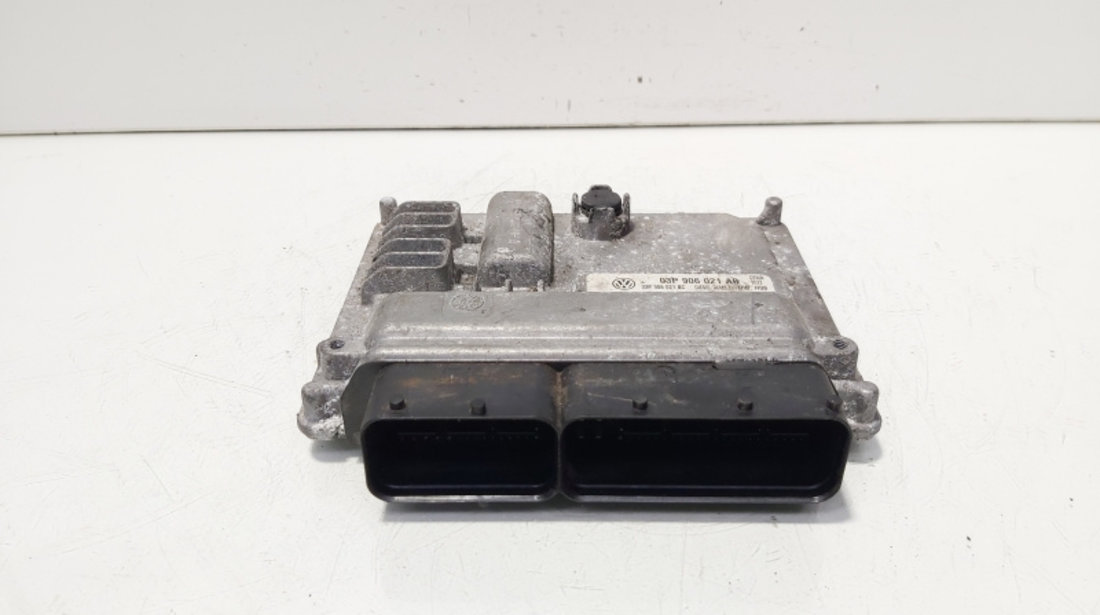 Calculator motor ECU Delphi, cod 03P906021AB, Skoda Roomster (5J), 1.2 TDI, CFW (idi:647976)