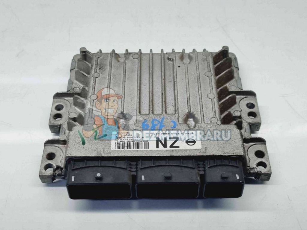 Calculator motor ECU Nissan Qashqai Facelift (2) [Fabr 2009-2013] 23710BB31A | 237101449R 1.5 DCI K9K