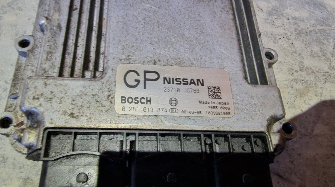 Calculator Motor ECU Nissan X-Trail 2.0DCI M9R cod 23710 JG78B