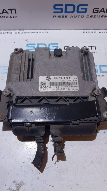 Calculator Motor ECU Seat Leon 1P 2.0TDI BKD 2005 - 2011 Cod Piesa : 03G 906 021 LL / 03G906021LL