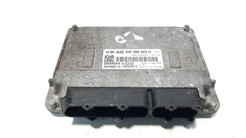 Calculator motor ECU, Siemens, cod 03E906023D, Seat Ibiza 3 (6K1) 1.2 benz, BME (idi:612661)