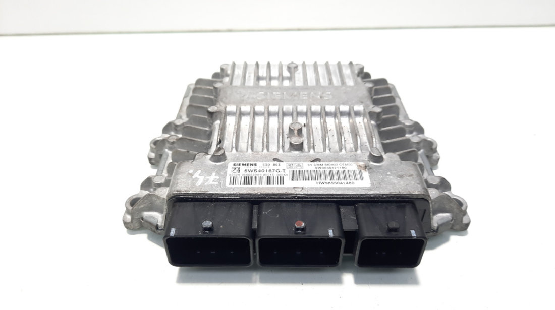 Calculator motor ECU Siemens, cod 9656171180, 9655041480, Peugeot 508 SW, 2.0 HDI, RHR (idi:577173)