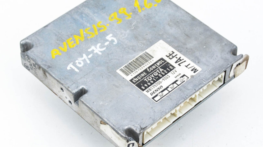 Calculator Motor / ECU Toyota AVENSIS (T22) 1997 - 2003 Benzina 89661-05210, 8966105210, MB175700-9393, MB1757009393