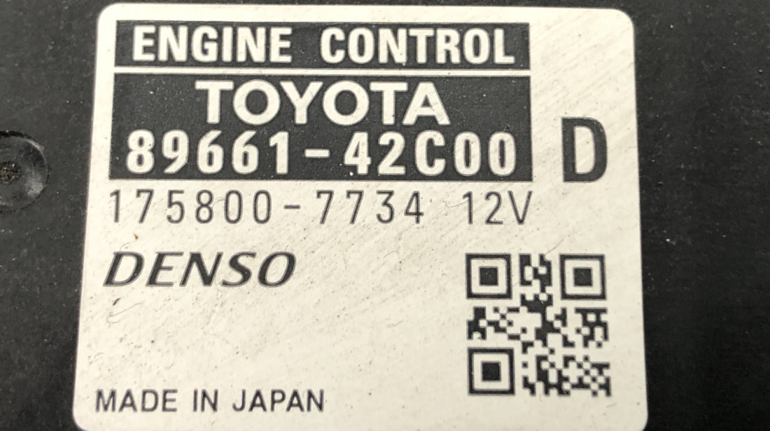 Calculator motor ecu Toyota RAV 4 D4D 2.2 177 cp Manual sedan 2007 (8966142C00)