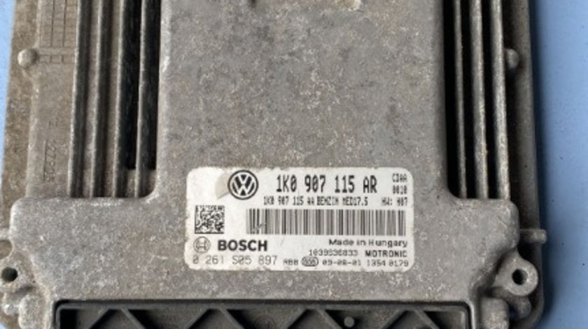 Calculator motor ECU Volkswagen Golf 6 1.8 TFSI CDA 2010 Cod : 1K0907115AA 1K0907115AR