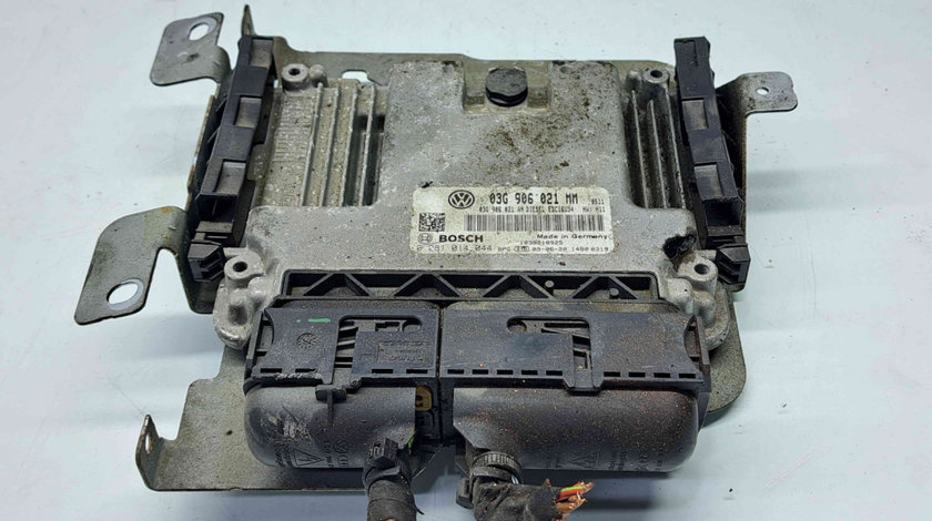 Calculator motor ECU Volkswagen Touran (1T1, 1T2) [Fabr 2003-2010] 03G906021MM 1.9 TDI BXE 77KW 105CP