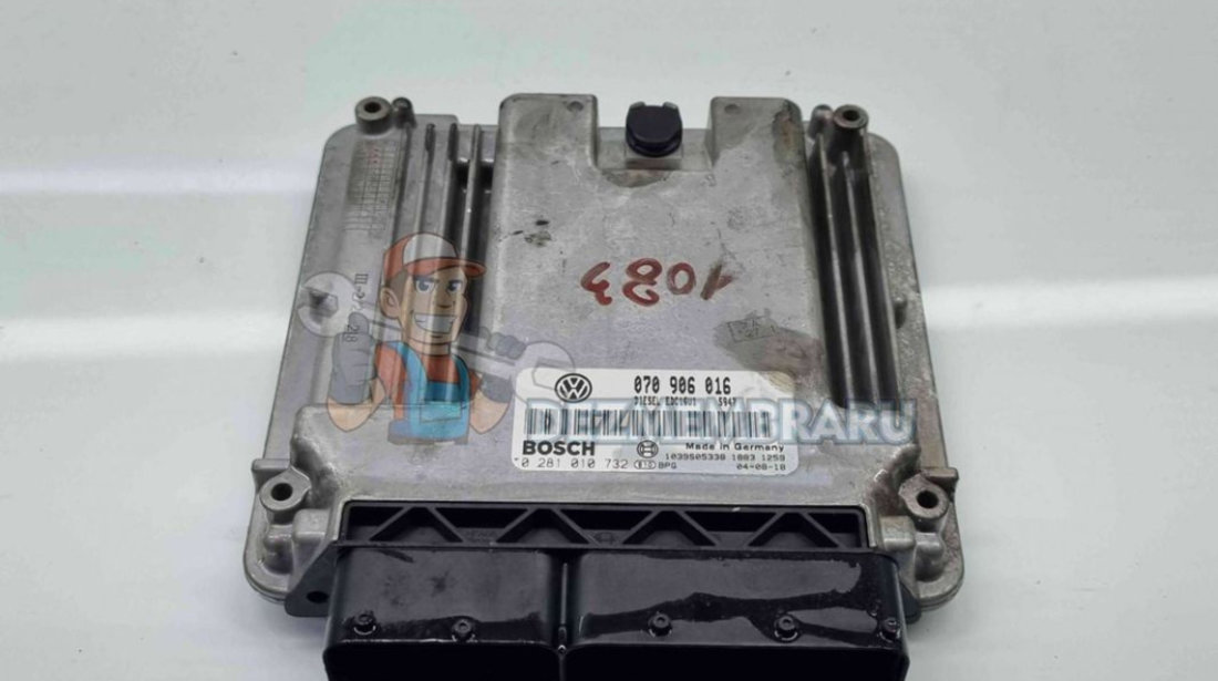 Calculator motor ECU Volkswagen Transporter 5 (7HB, 7HJ) [Fabr 2004-2013] 070906016 | 0281010732 2.5 AXD 96KW / 130CP