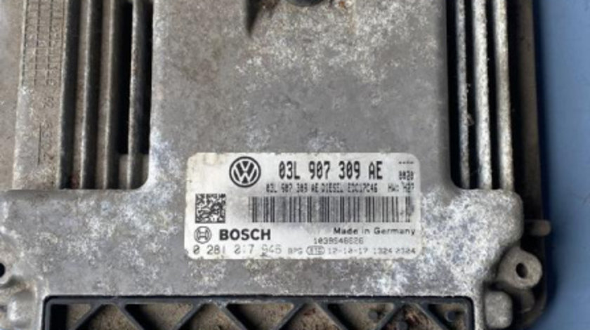 Calculator motor ECU Vw Passat B7 2.0 TDI combi 4Motion, cod motor CFG , an 2012 cod 03L907309AE