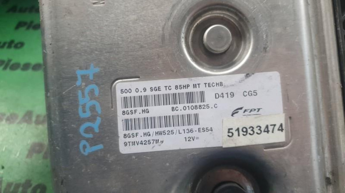 Calculator motor Fiat 500 (2007->) 51933474