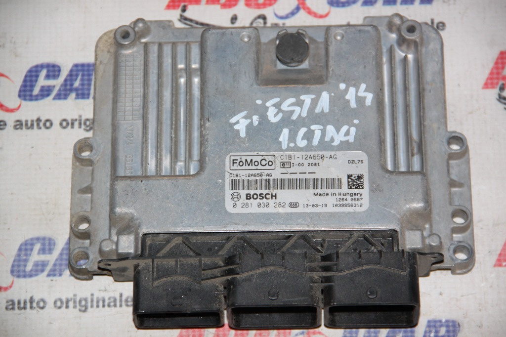 Calculator motor Ford Fiesta 6 2009 2017 1.6 TDCI cod: C1B1-12A650-AG