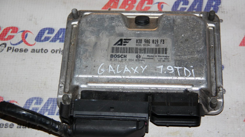 Calculator motor Ford Galaxy 2000-2006 1.9 TDI 038906019FB