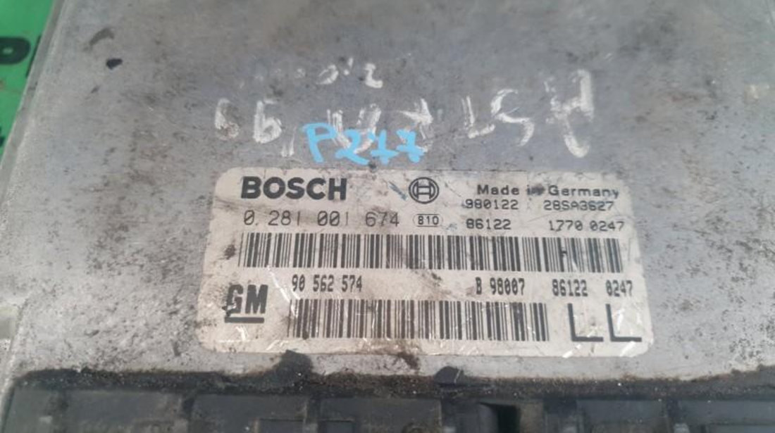 Calculator motor Opel Astra G (1999-2005) 0281001674