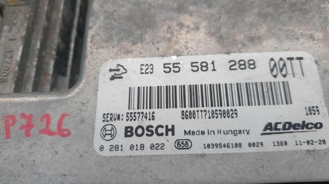 Calculator motor Opel Corsa D (2006->) 0281018022