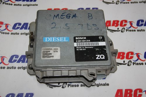 Calculator motor Opel Omega B 2.5 TD cod: 0281001214 / 90459811 / 90459811ZQ model 2000