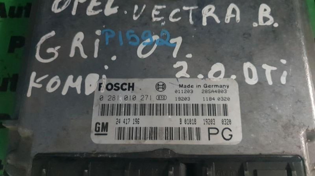 Calculator motor Opel Vectra B (1995-2002) 0281010271
