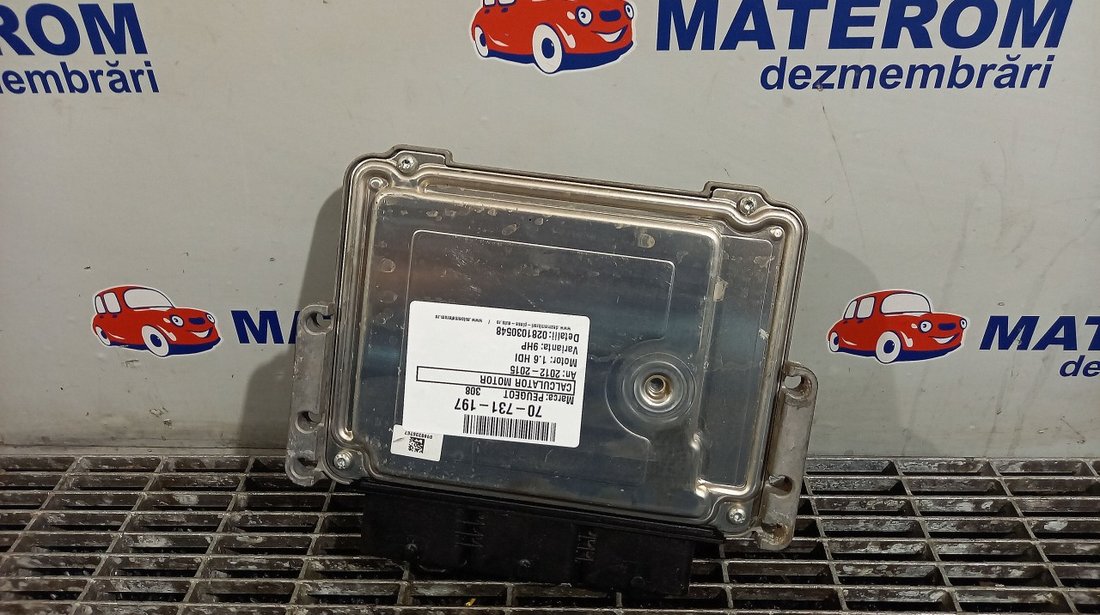 CALCULATOR MOTOR PEUGEOT 308 308 1.6 HDI - (2012 2015)