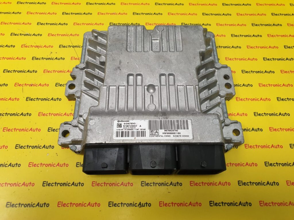 Calculator Motor Peugeot 508, 9678628780, S180123007A, SID807EVO, 9666681180,