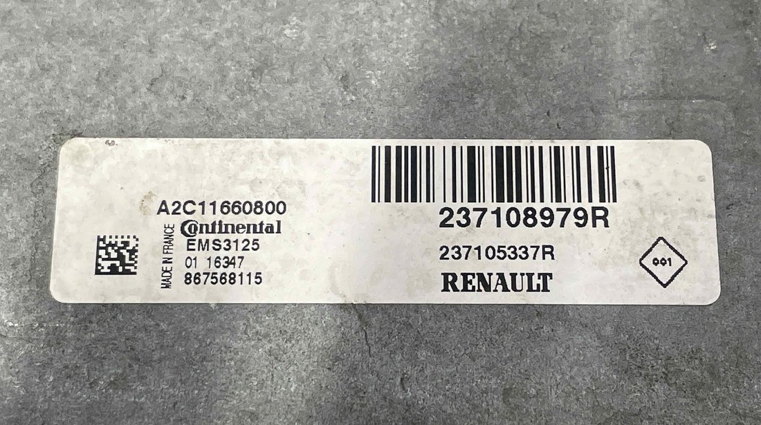 CALCULATOR MOTOR RENAULT CLIO CLIO 1.2 INJ 16V - (2016 2019)