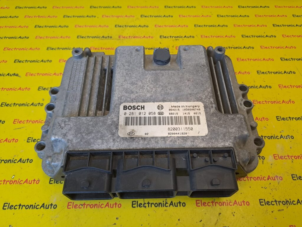 Calculator Motor RENAULT ESPACE, 0281012058, 8200311550, 8200441820,