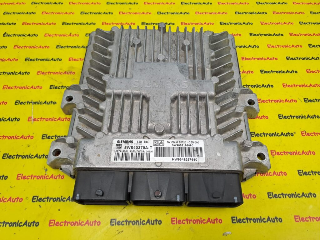 Calculator Motor SIEMENS CITROEN C6, 5WS40379AT, SID201, 9658198080, 9648237680,