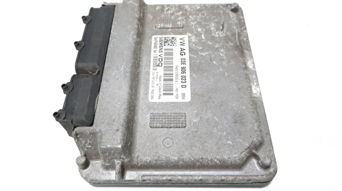 Calculator motor Siemens, cod 03E906023D, Skoda Fabia 1 (6Y2), 1.2 benz, BME (idi:483103)