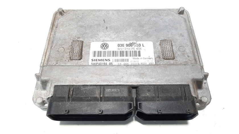 Calculator motor Siemens, cod 03E906033L, 5WP40194, Vw Fox (5Z1, 5Z3) 1.2 B, BMD (idi:483306)