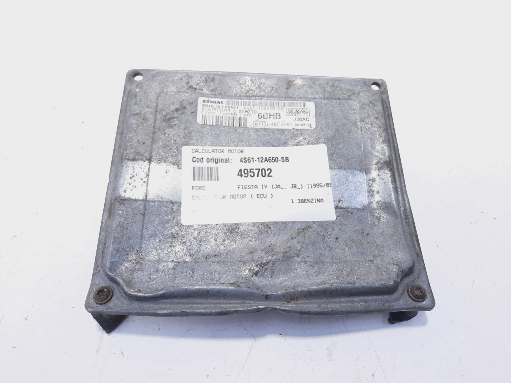 Calculator motor Siemens, cod 4S61-12A650-SB, Ford Fiesta 4 (JA, JB) 1.3 Benz (id:495702)