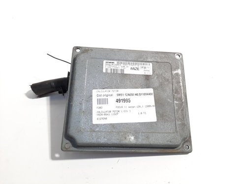 Calculator motor Siemens, cod 5M51-12A6500HE, S11894400, Ford Focus 2 Combi (DA), 1.6 TI, HXDA (idi:...