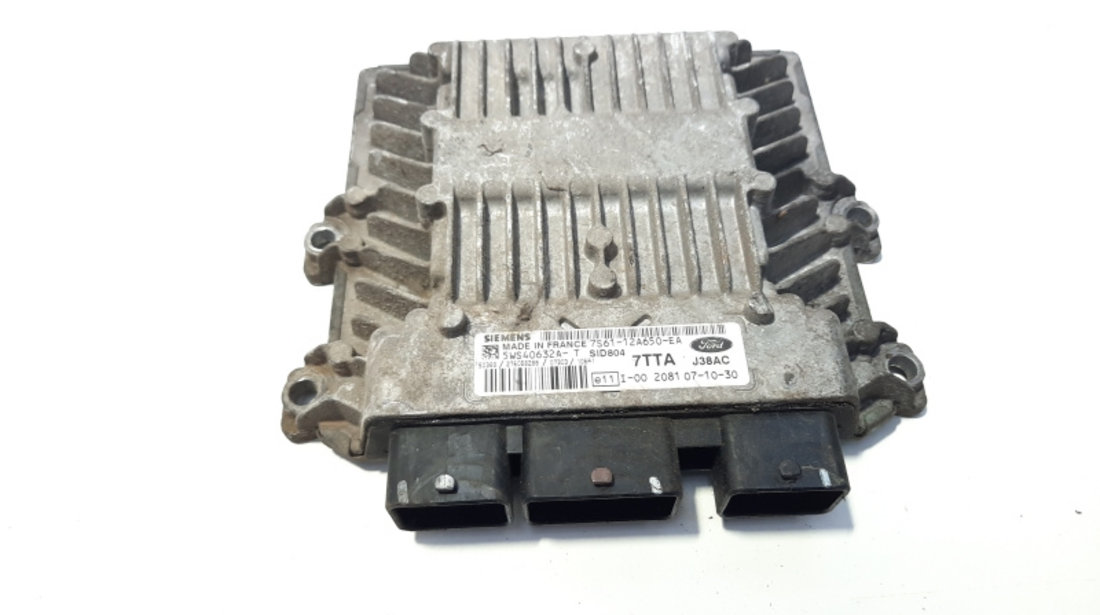 Calculator motor Siemens, cod 7S61-12A650-EA, 5WS40632A, Ford, 1.4 TDCI, F6JB (idi:482873)