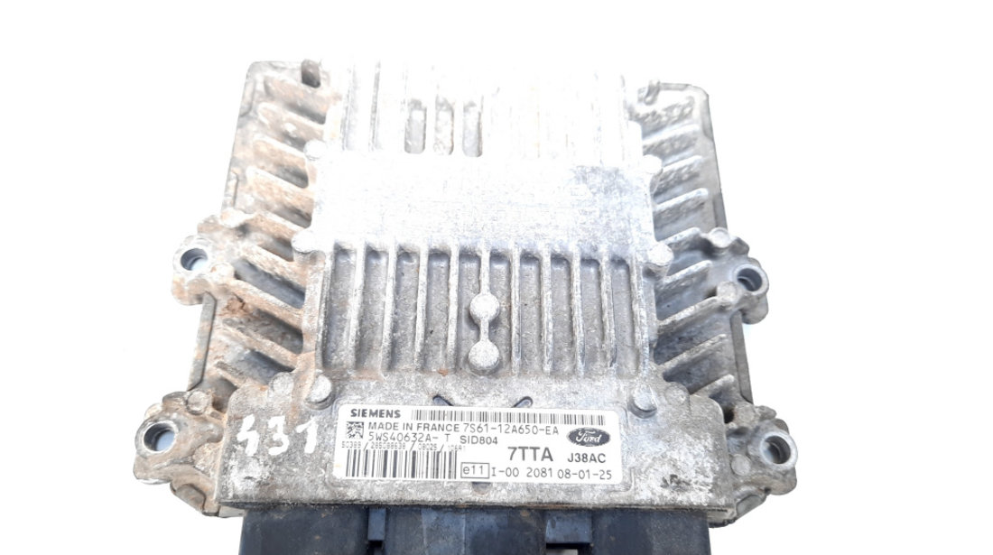 Calculator motor Siemens, cod 7S61-12A650-EA, 5WS40632A, Ford Fiesta 5, 1.4 TDCI, F6JB (id:549712)