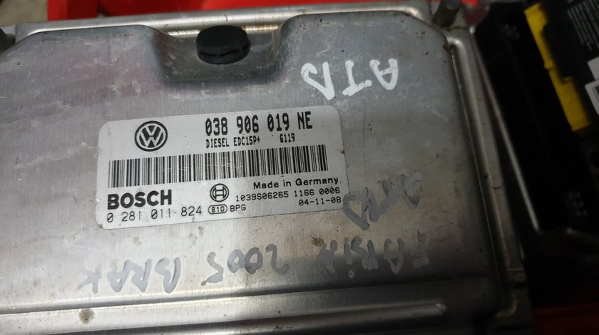 Calculator Motor Skoda Fabia 1,9TDI 101CP ATD 2005 cod 038906019NE