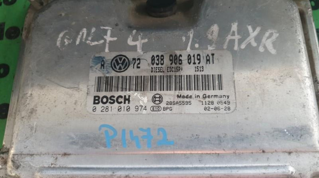 Calculator motor Volkswagen Golf 4 (1997-2005) 0281010974