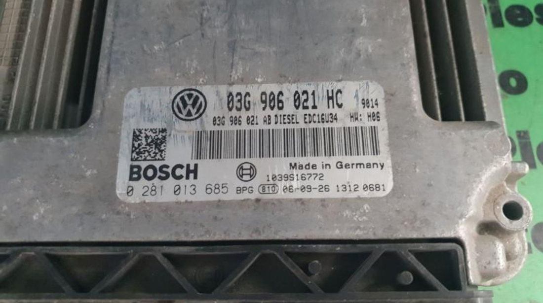 Calculator motor Volkswagen Golf 5 (2004-2009) 0281013685