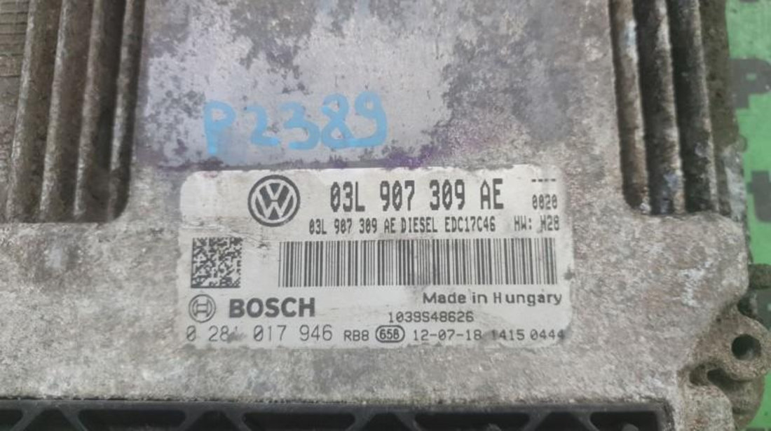 Calculator motor Volkswagen Golf 6 (2008->) 0281017946