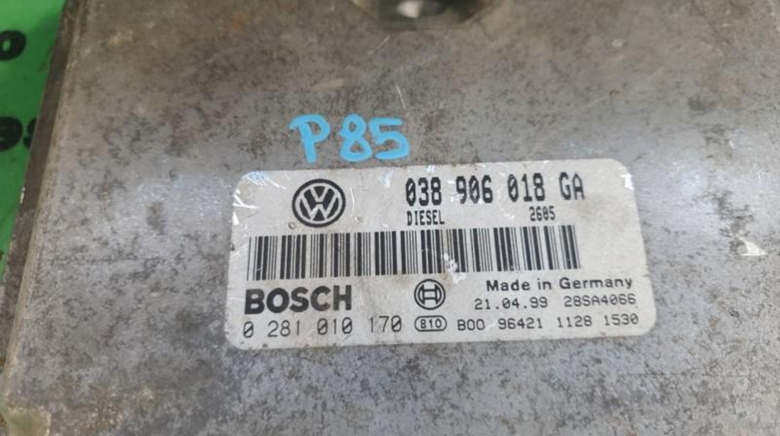 Calculator motor Volkswagen Passat B5 (1996-2005) 0281010170