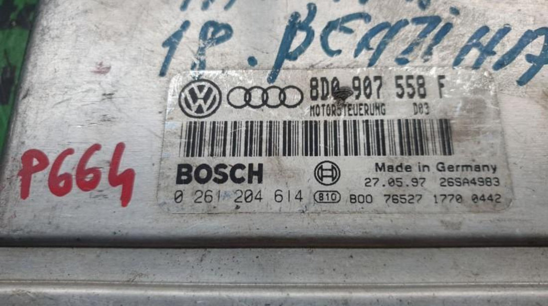 Calculator motor Volkswagen Passat B5 (1996-2005) 0261204614