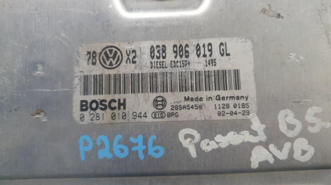 Calculator motor Volkswagen Passat B5 (1996-2005) 0281010944