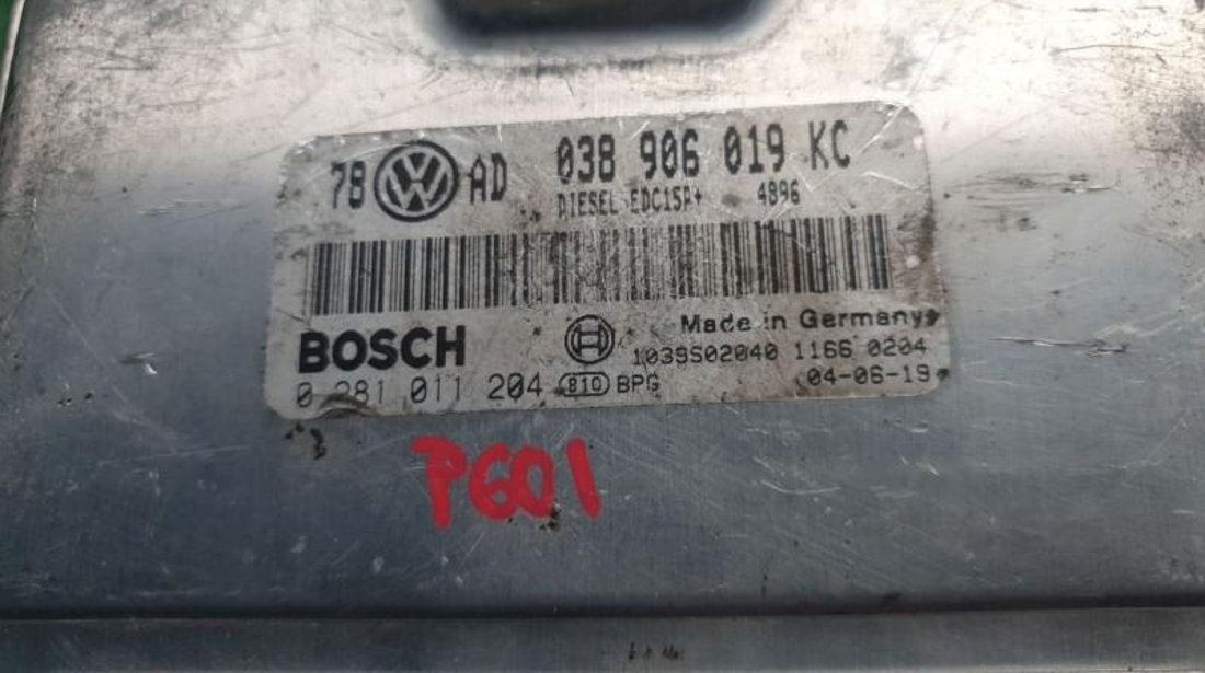 Calculator motor Volkswagen Passat B5 (1996-2005) 0281011204