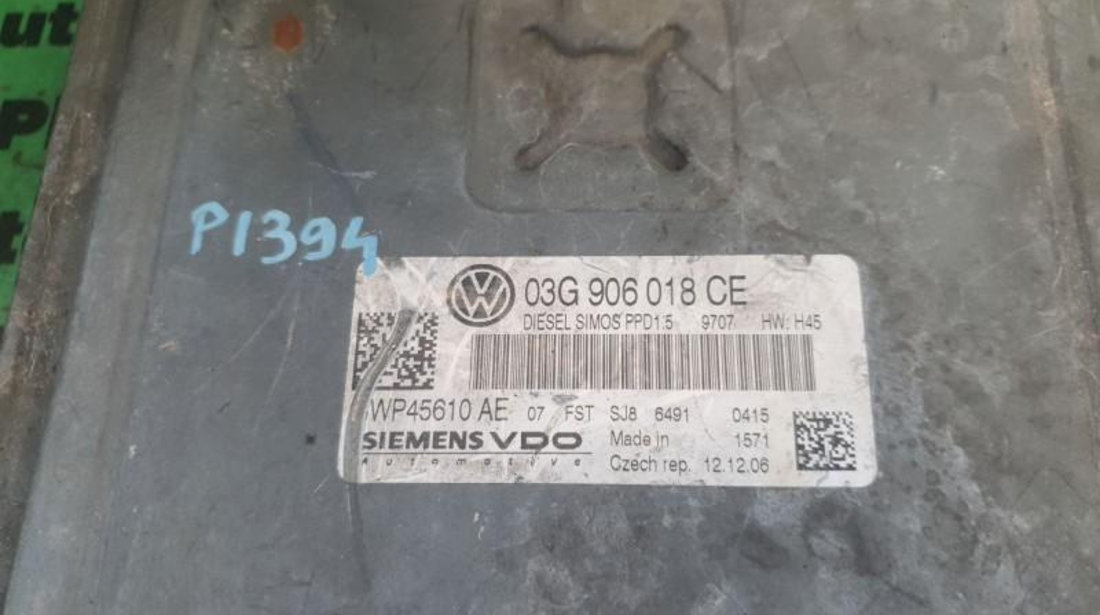 Calculator motor Volkswagen Passat B6 3C (2006-2009) 03g906018ce