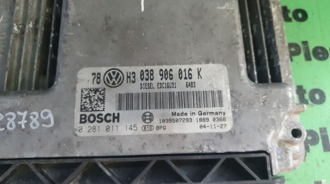 Calculator motor Volkswagen Passat B6 3C (2006-2009) 0281011145
