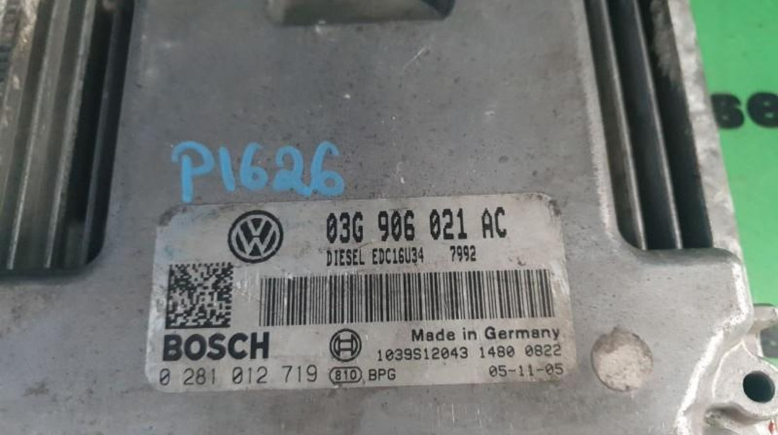 Calculator motor Volkswagen Passat B6 3C (2006-2009) 0281012719